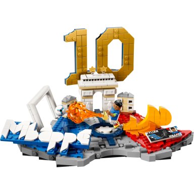 LEGO 43013 Editions Kylian Mbappé — piłkarskie momenty