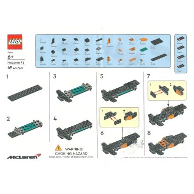LEGO 6535388 Promotional McLaren F1