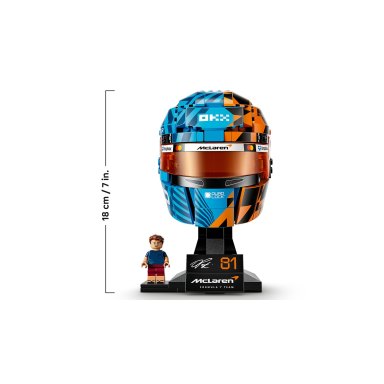 LEGO 43017 Editions Kask Oscar Piastri McLaren Mastercard F1 Team – zdjęcie