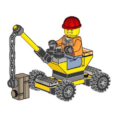 LEGO 952401 Construction Mini Crane