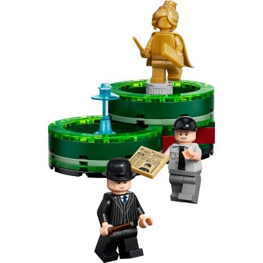 LEGO 40901 Harry Potter Przekąski Ministerskie i Prorok Codzienny — stoiska – zdjęcie
