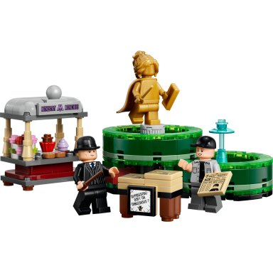 LEGO 40901 Harry Potter Przekąski Ministerskie i Prorok Codzienny — stoiska