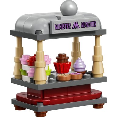 LEGO 40901 Harry Potter Przekąski Ministerskie i Prorok Codzienny — stoiska – zdjęcie
