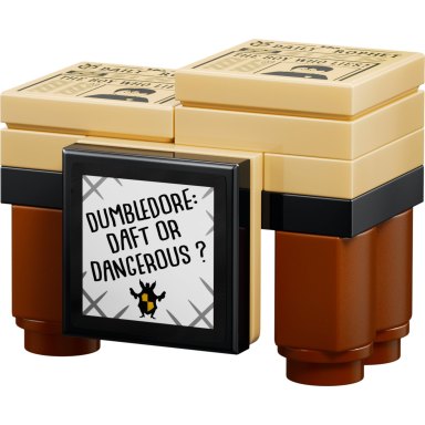 LEGO 40901 Harry Potter Przekąski Ministerskie i Prorok Codzienny — stoiska – zdjęcie