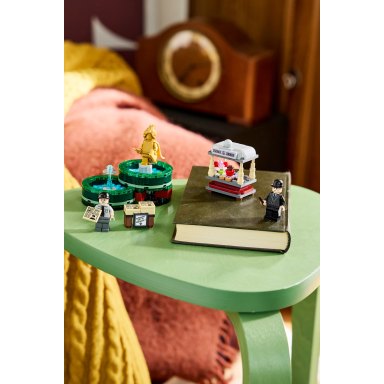 LEGO 40901 Harry Potter Przekąski Ministerskie i Prorok Codzienny — stoiska – zdjęcie