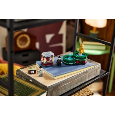 LEGO 40901 Harry Potter Przekąski Ministerskie i Prorok Codzienny — stoiska – zdjęcie
