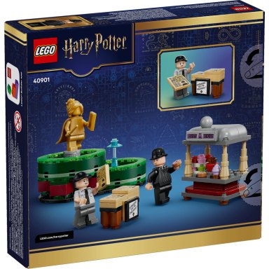 LEGO 40901 Harry Potter Przekąski Ministerskie i Prorok Codzienny — stoiska – zdjęcie