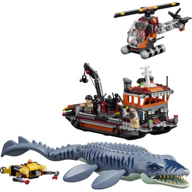 LEGO 77983 Jurassic World Atak mozazaura na łódź