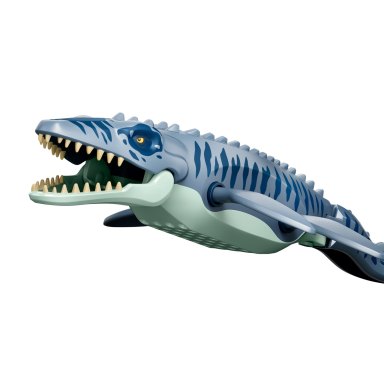 LEGO 77983 Jurassic World Atak mozazaura na łódź – zdjęcie