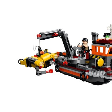 LEGO 77983 Jurassic World Atak mozazaura na łódź – zdjęcie