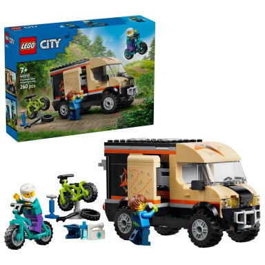 LEGO 60512 Off-Road Furgonetka z rowerami górskimi – zdjęcie