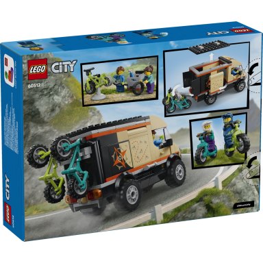 LEGO 60512 Off-Road Furgonetka z rowerami górskimi – zdjęcie