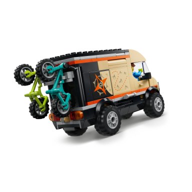 LEGO 60512 Off-Road Furgonetka z rowerami górskimi – zdjęcie