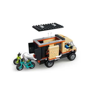 LEGO 60512 Off-Road Furgonetka z rowerami górskimi – zdjęcie