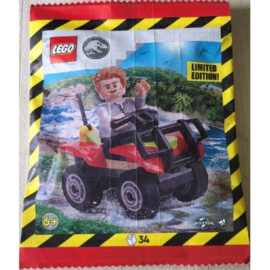 LEGO 122503 Jurassic World Owen with Quad Bike – zdjęcie