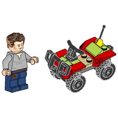 LEGO 122503 Jurassic World Owen with Quad Bike