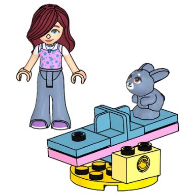 LEGO 562502 Friends Paisley and Seesaw with Bunny