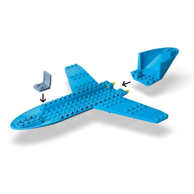 LEGO 60492 Airport Samolot pasażerski – zdjęcie