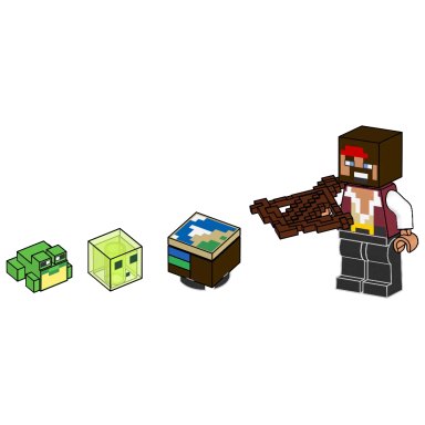 LEGO 662513 Minecraft Pirate with Frog, Slime and Cartography Table
