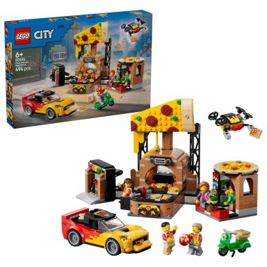LEGO 60496 City Dostawa pizzy z pojazdami – zdjęcie