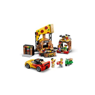 LEGO 60496 City Dostawa pizzy z pojazdami – zdjęcie