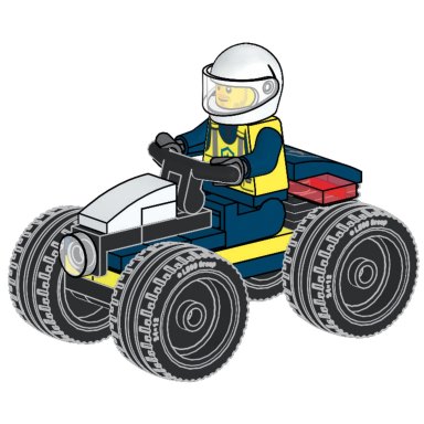 LEGO 951440 Police Buggy – zdjęcie