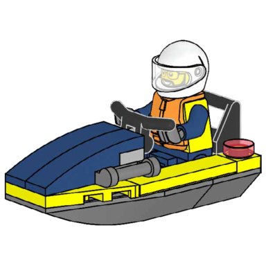 LEGO 952408 Policeman with Jetboat