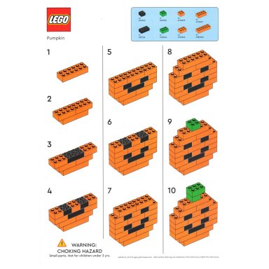 LEGO 6482524 Halloween Pumpkin