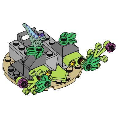LEGO 122406 Jurassic World Raptor and Hideout