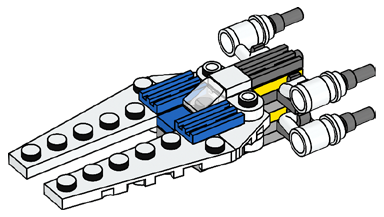 LEGO 912512 Star Wars Rebel U-Wing Starfighter – zdjęcie
