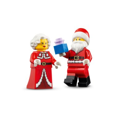 LEGO 40866 Christmas Gwiazdkowa przygoda Mikołaja na saniach – zdjęcie