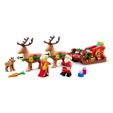 LEGO 40866 Christmas Gwiazdkowa przygoda Mikołaja na saniach – zdjęcie