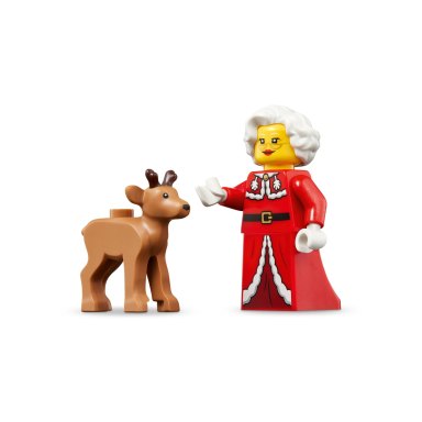 LEGO 40866 Christmas Gwiazdkowa przygoda Mikołaja na saniach – zdjęcie
