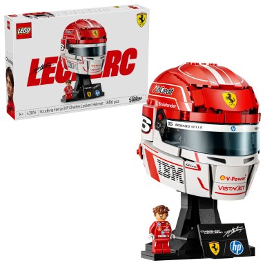 LEGO 43014 Editions Kask Charles Leclerc Scuderia Ferrari HP – zdjęcie