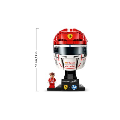 LEGO 43014 Editions Kask Charles Leclerc Scuderia Ferrari HP – zdjęcie