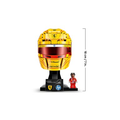 LEGO 43022 Editions Kask Lewis Hamilton Scuderia Ferrari HP – zdjęcie
