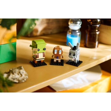 LEGO 40923 Brickheadz Figurki Shreka, Osła i Ciastka – zdjęcie
