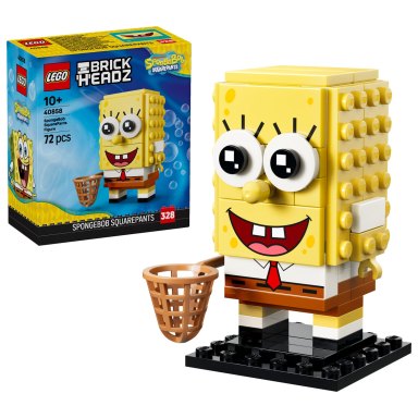 LEGO 40858 Brickheadz Figurka SpongeBoba Kanciastoportego – zdjęcie