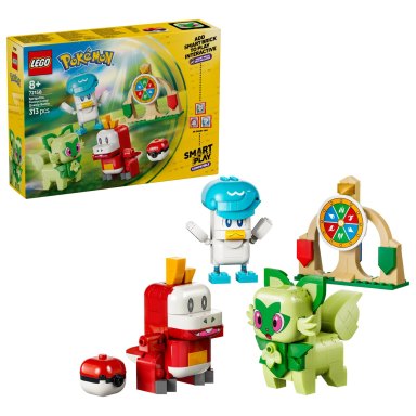 LEGO 72158 Pokémon SMART Play: Sprigatito, Fuecoco i Quaxly — bitwa – zdjęcie