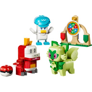 LEGO 72158 Pokémon SMART Play: Sprigatito, Fuecoco i Quaxly — bitwa