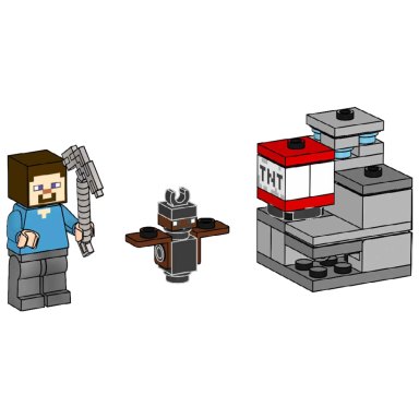 LEGO 662411 Minecraft Steve with Bat and TNT – zdjęcie