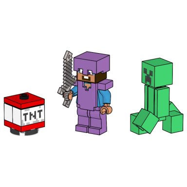 LEGO 662502 Minecraft Steve with Creeper and TNT – zdjęcie