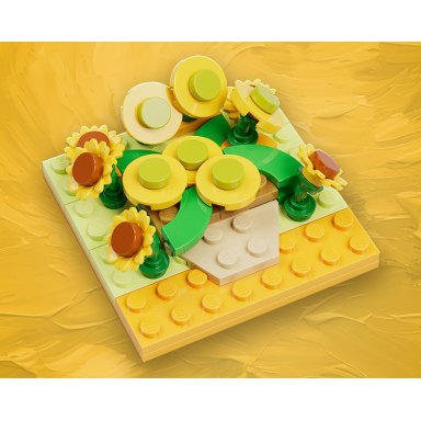 LEGO 6565145 Art Sunflowers – zdjęcie