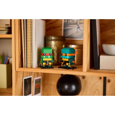 LEGO 40878 Brickheadz Figurki Wojowniczych żółwi ninja – zdjęcie