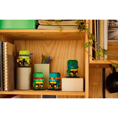 LEGO 40878 Brickheadz Figurki Wojowniczych żółwi ninja – zdjęcie