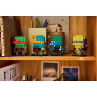LEGO 40878 Brickheadz Figurki Wojowniczych żółwi ninja – zdjęcie