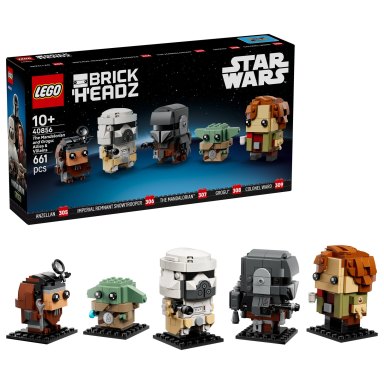 LEGO 40856 Brickheadz The Mandalorian and Grogu: Sojusznicy i złoczyńcy – zdjęcie