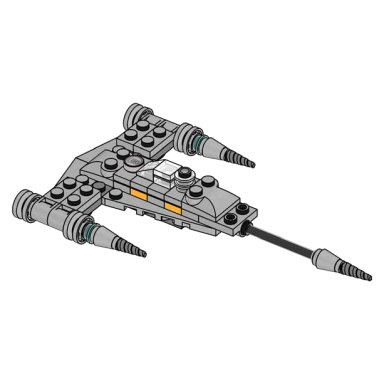 LEGO 912405 Star Wars The Mandalorian’s N-1 Starfighter – zdjęcie