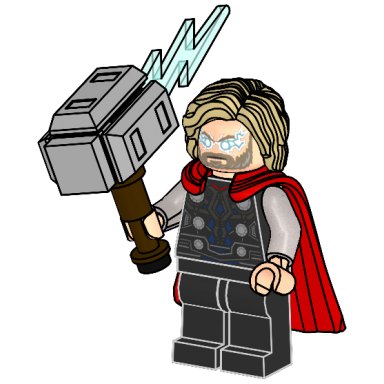 LEGO 242504 Avengers Thor with Mjolnir
