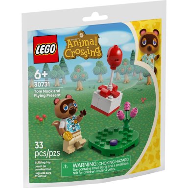 LEGO 30731 Animal Crossing Tom Nook i latający prezent – zdjęcie